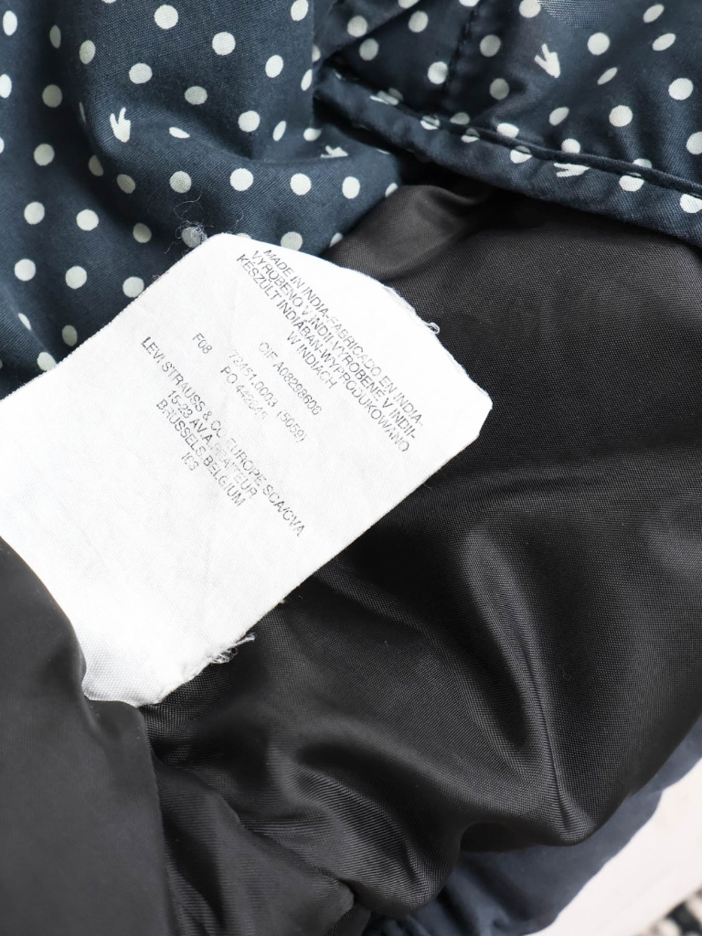 Rare Vintage Y2K Levi's Heavyweight Parka Naturally Sun Fading And Distressing - Picture 10 of 11